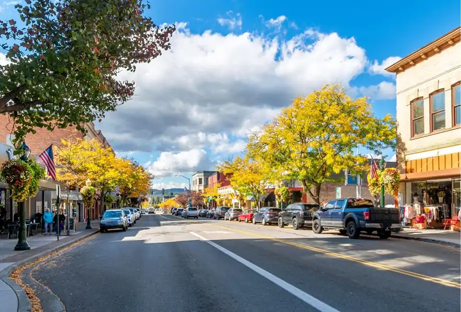Downtown Coeur d'Alene Idaho