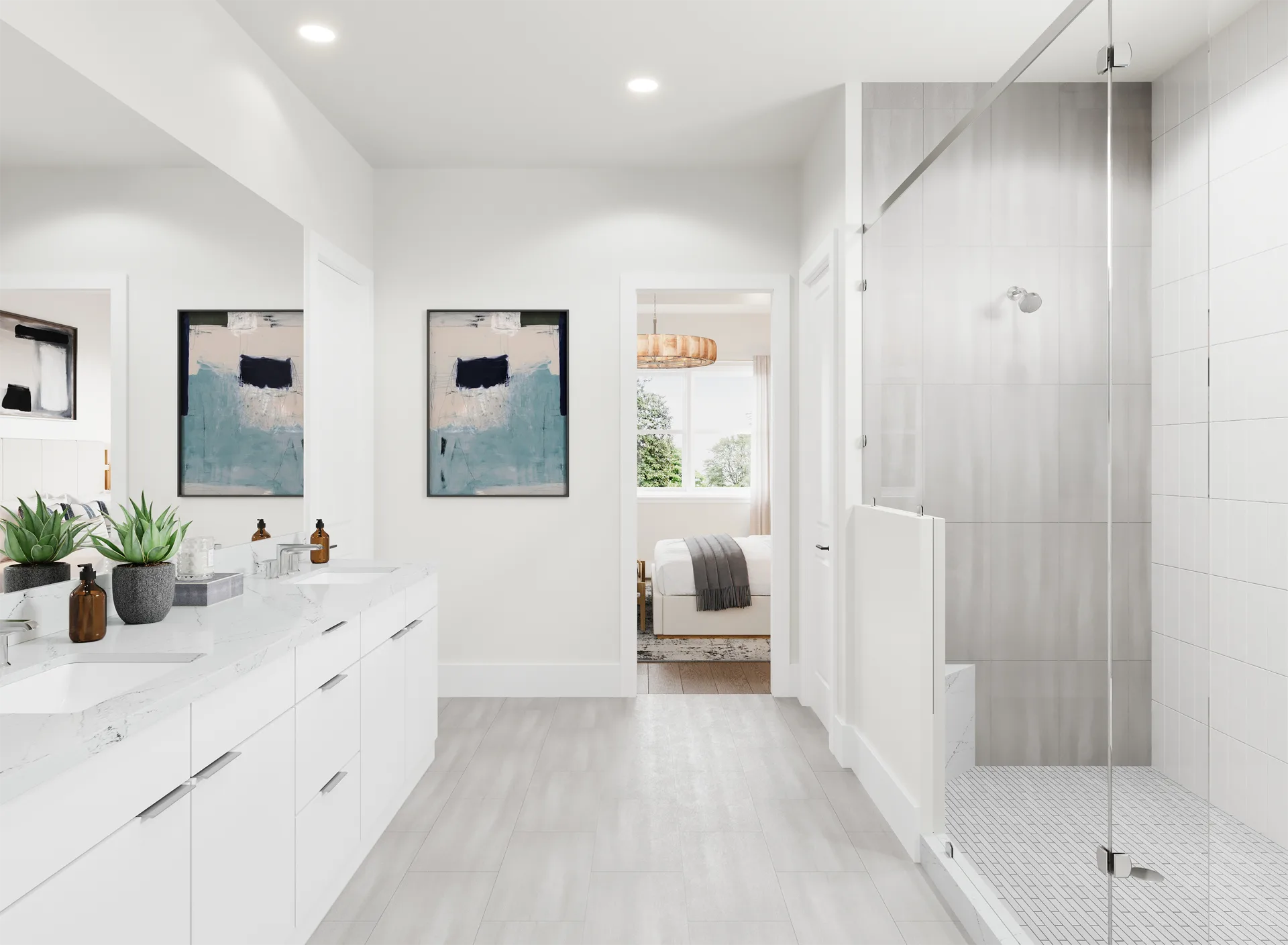 Cool Contemporary Bathroom