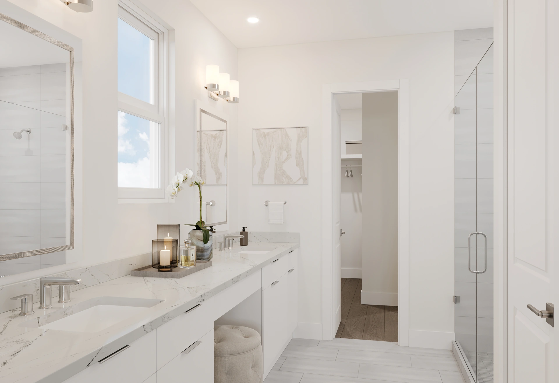Cool Contemporary Bathroom