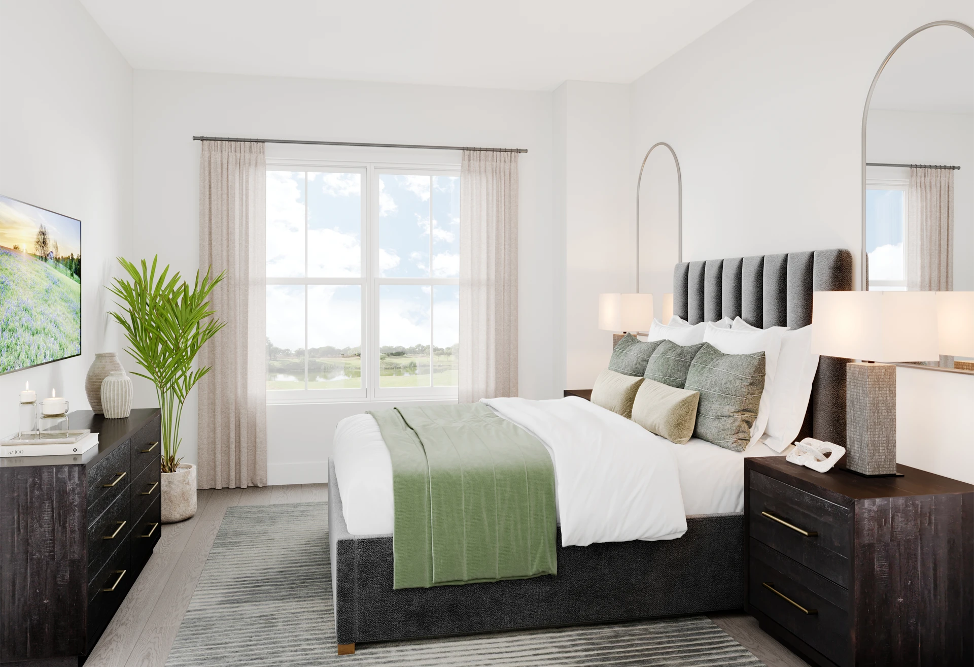 Cool Contemporary Bedroom