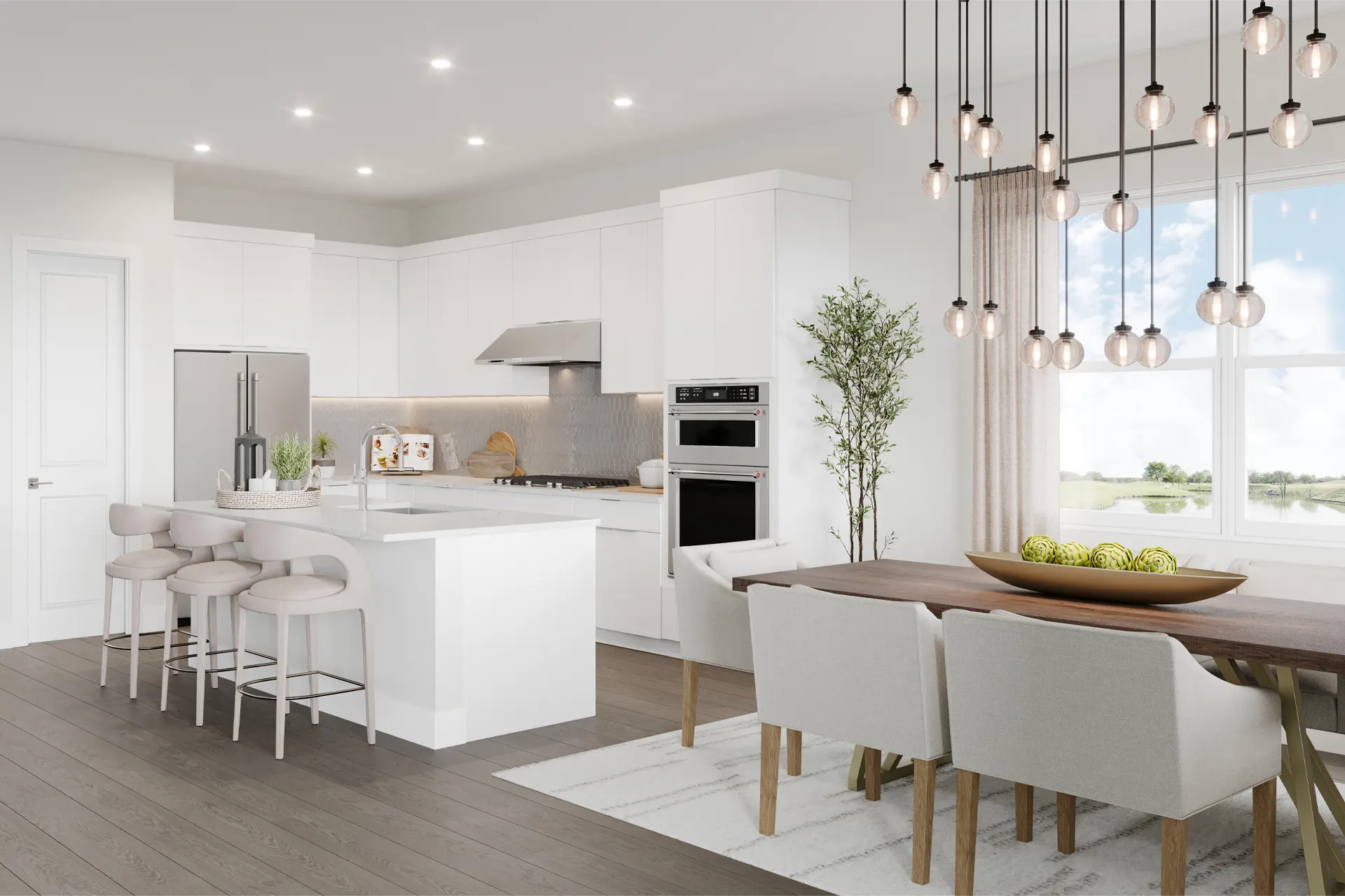 Cool Contemporary Dining Room