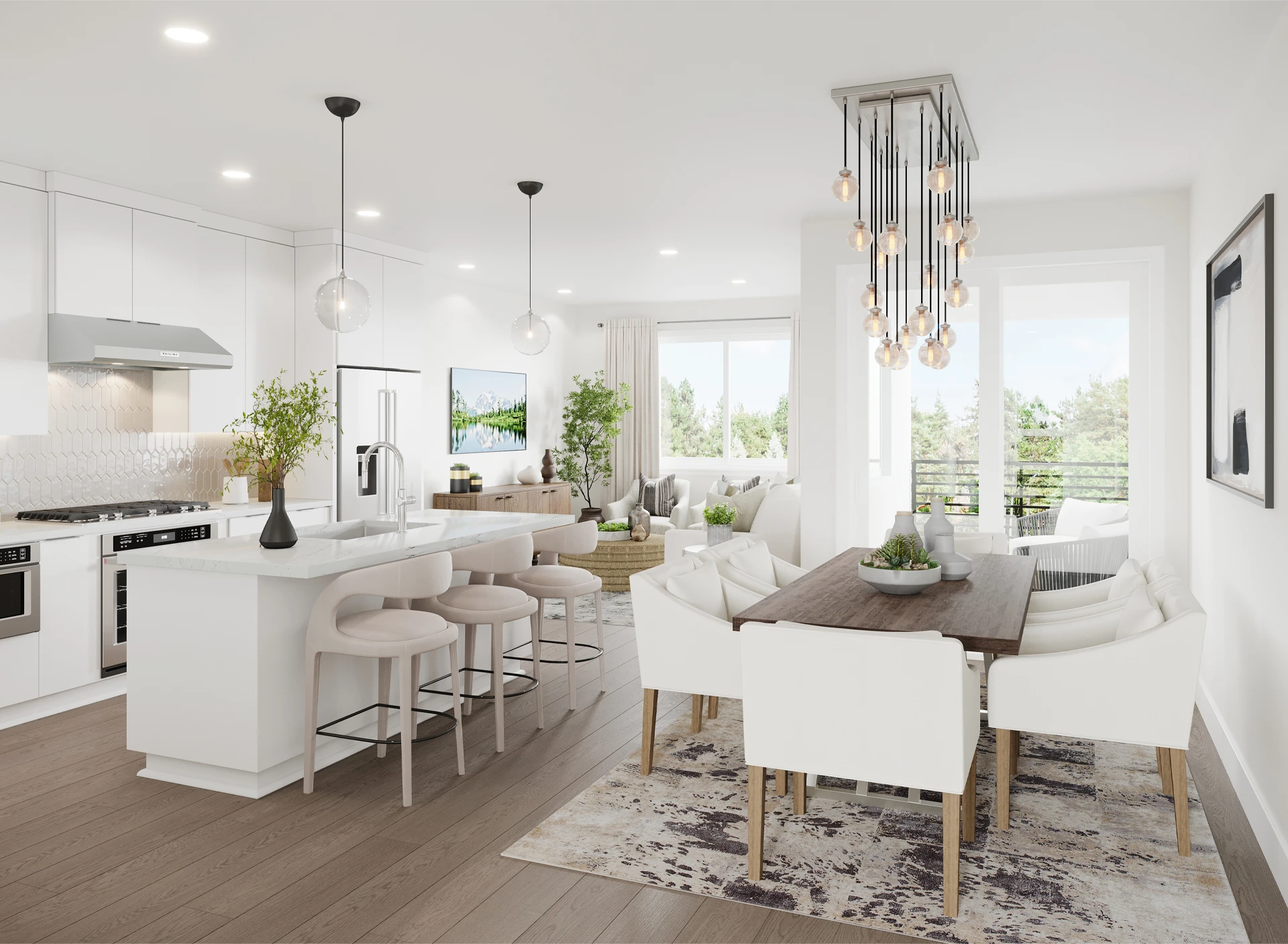 Cool Contemporary Dining Room