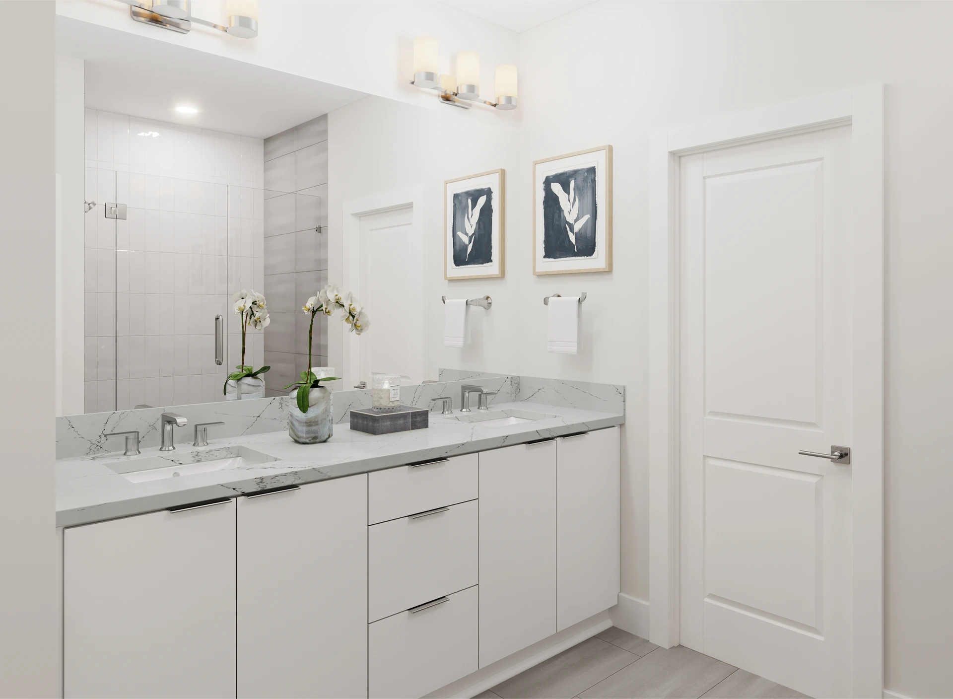 Cool Contemporary Bathroom