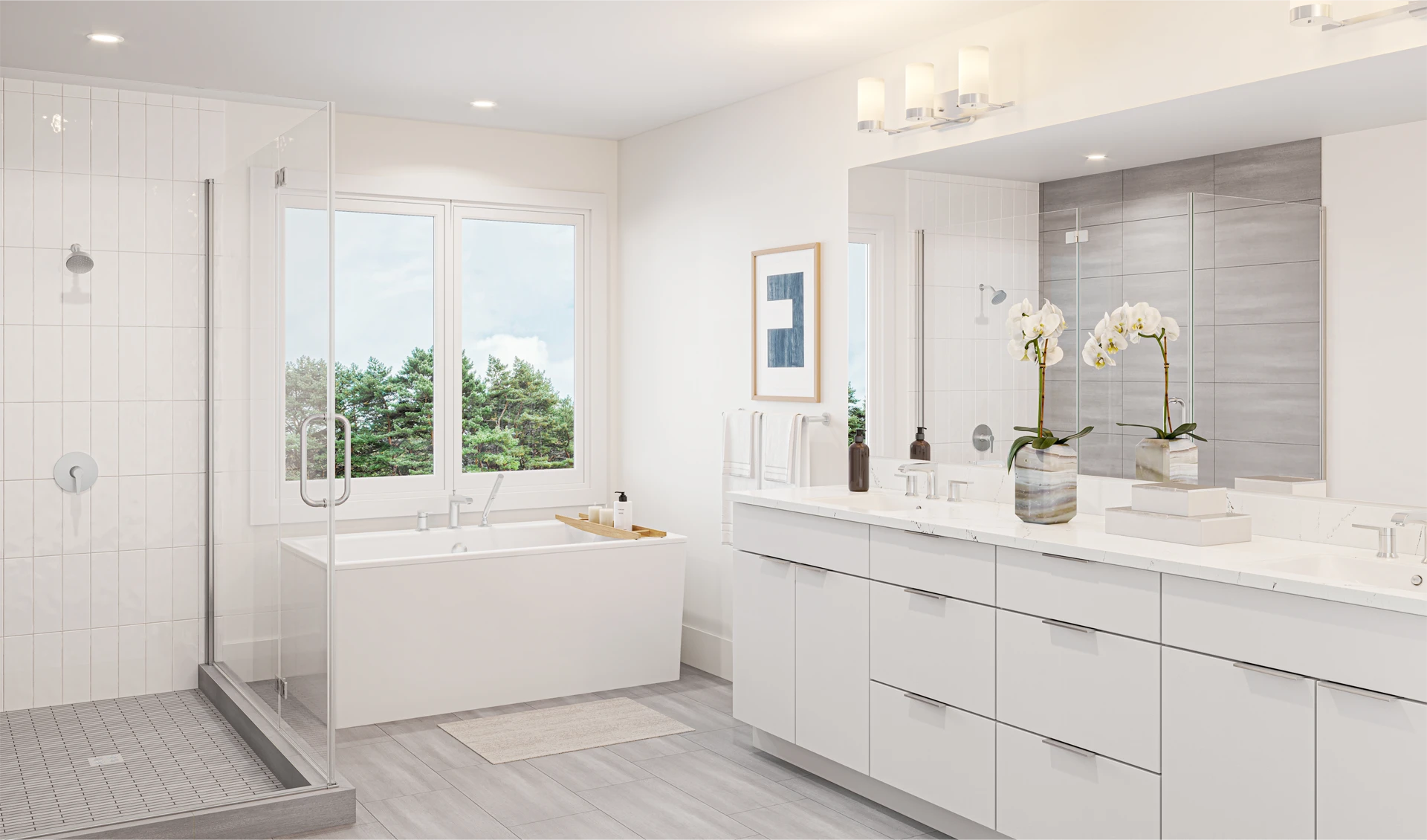 Cool Contemporary Bathroom