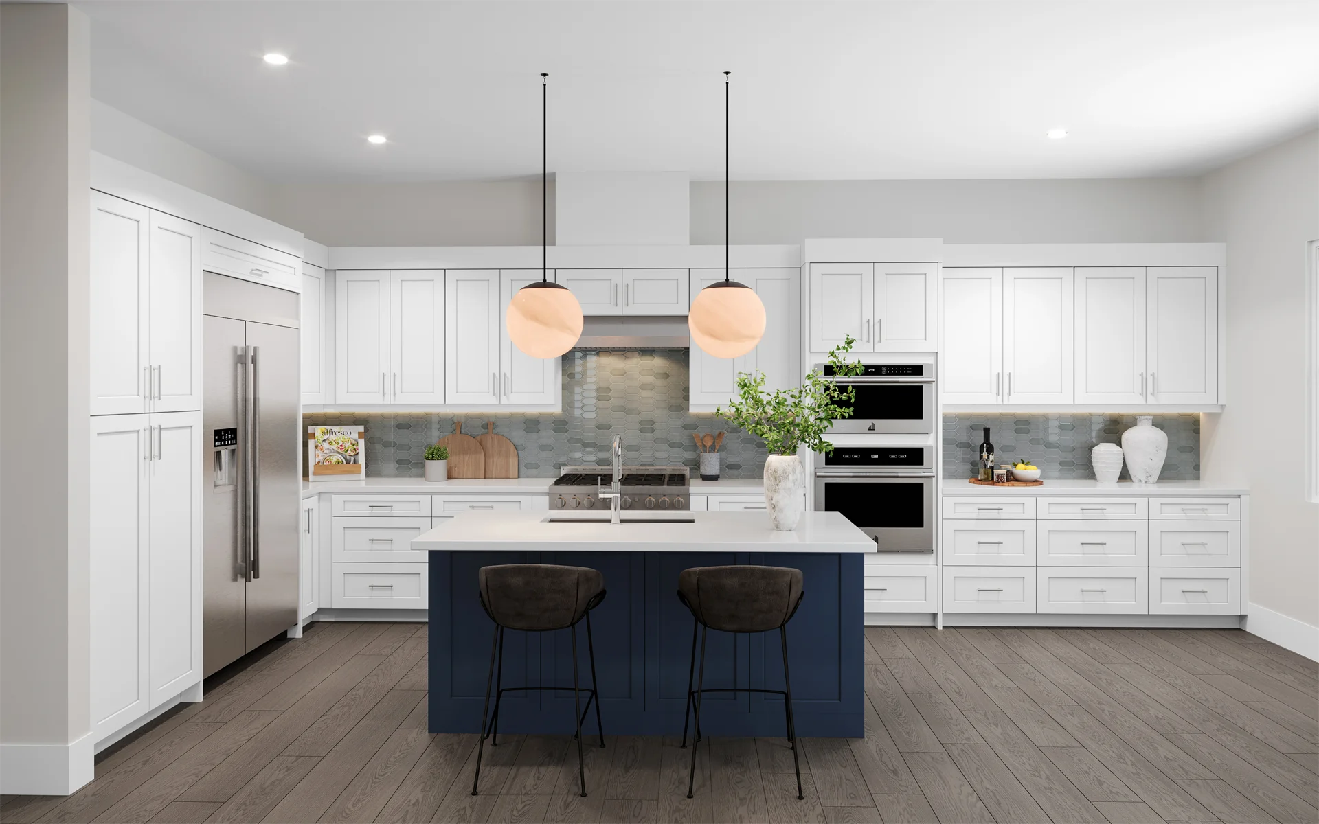 Cool Transitional Kitchen