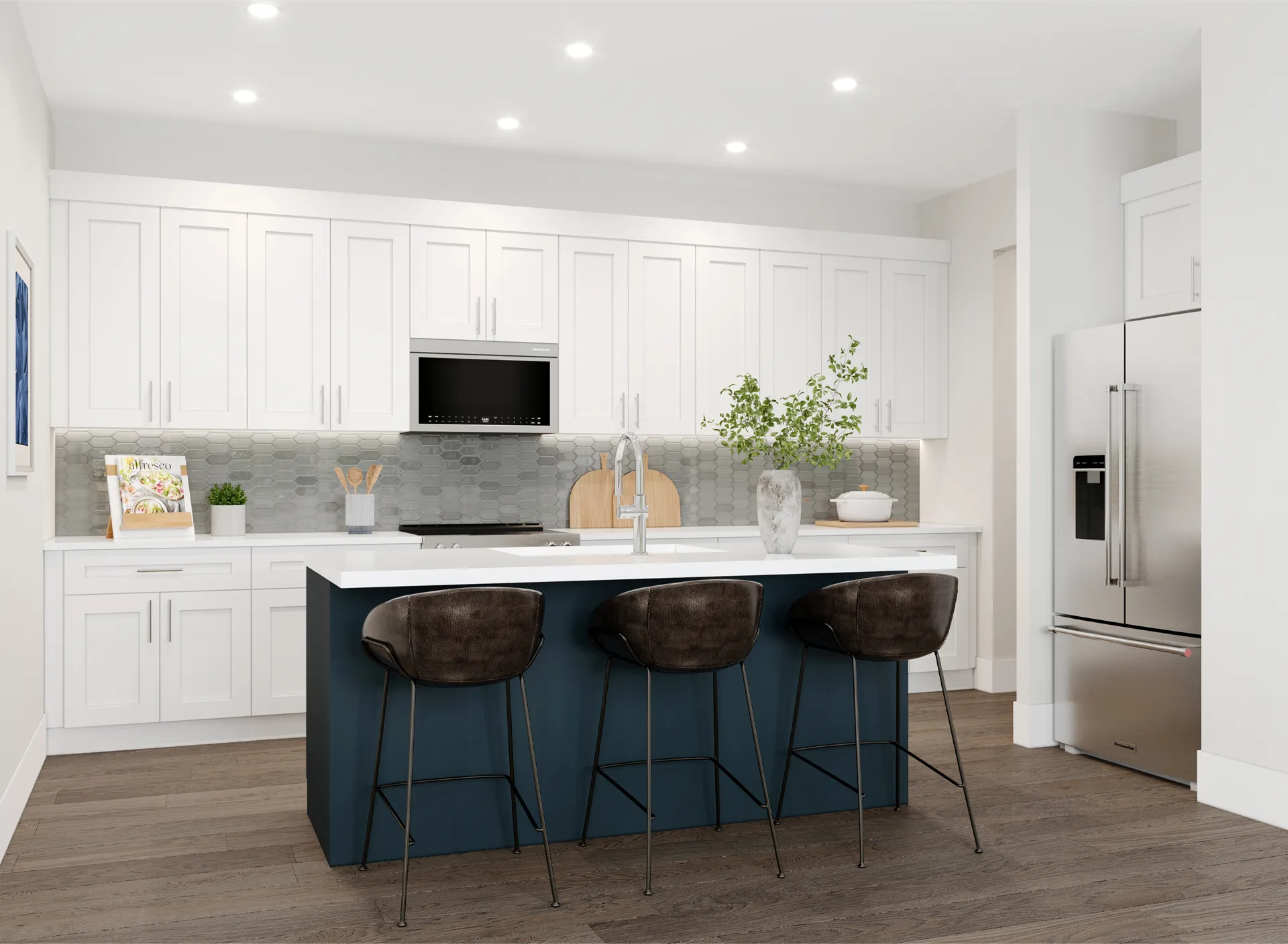 Cool Transitional Kitchen