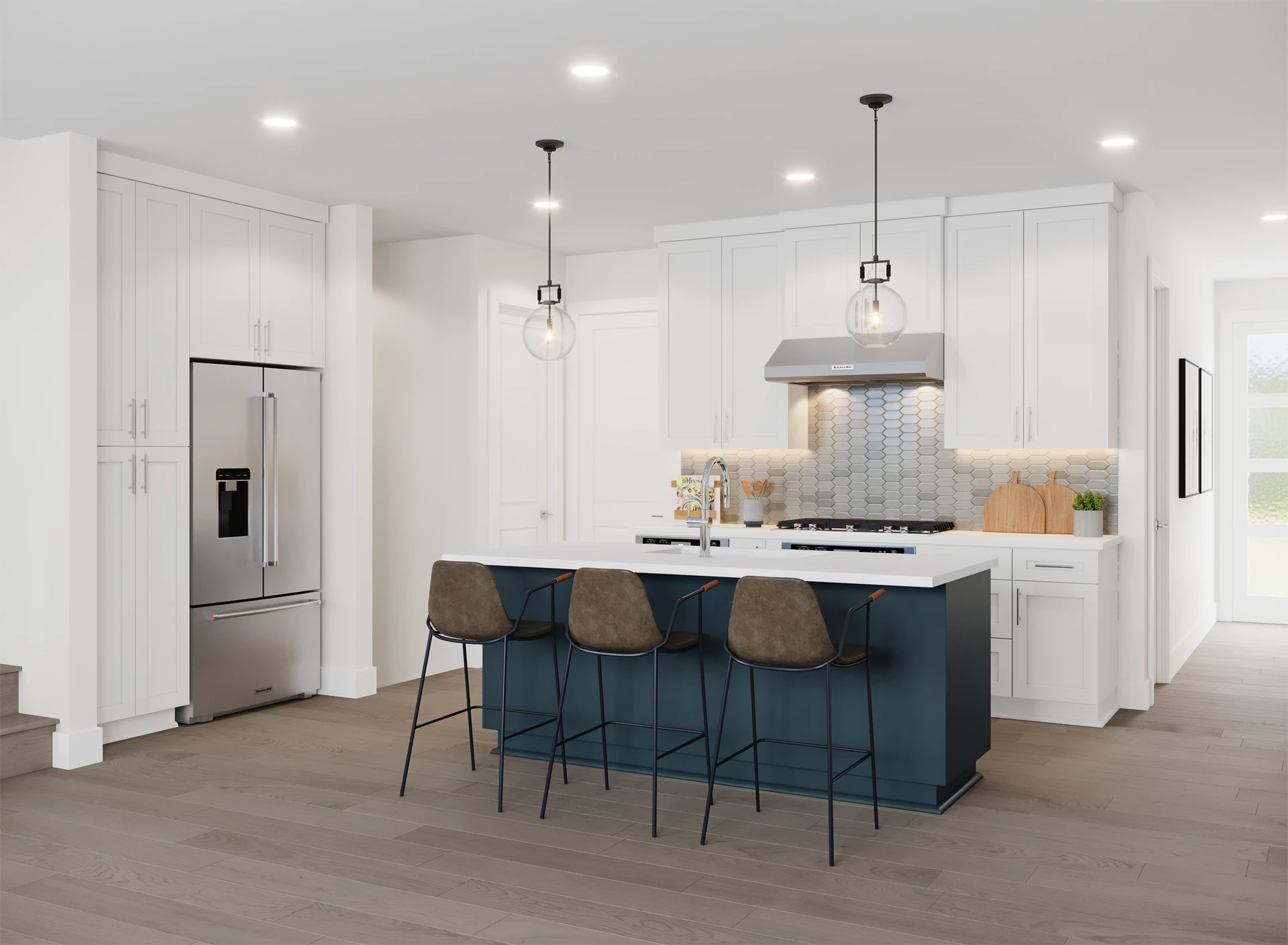 Cool Transitional Kitchen