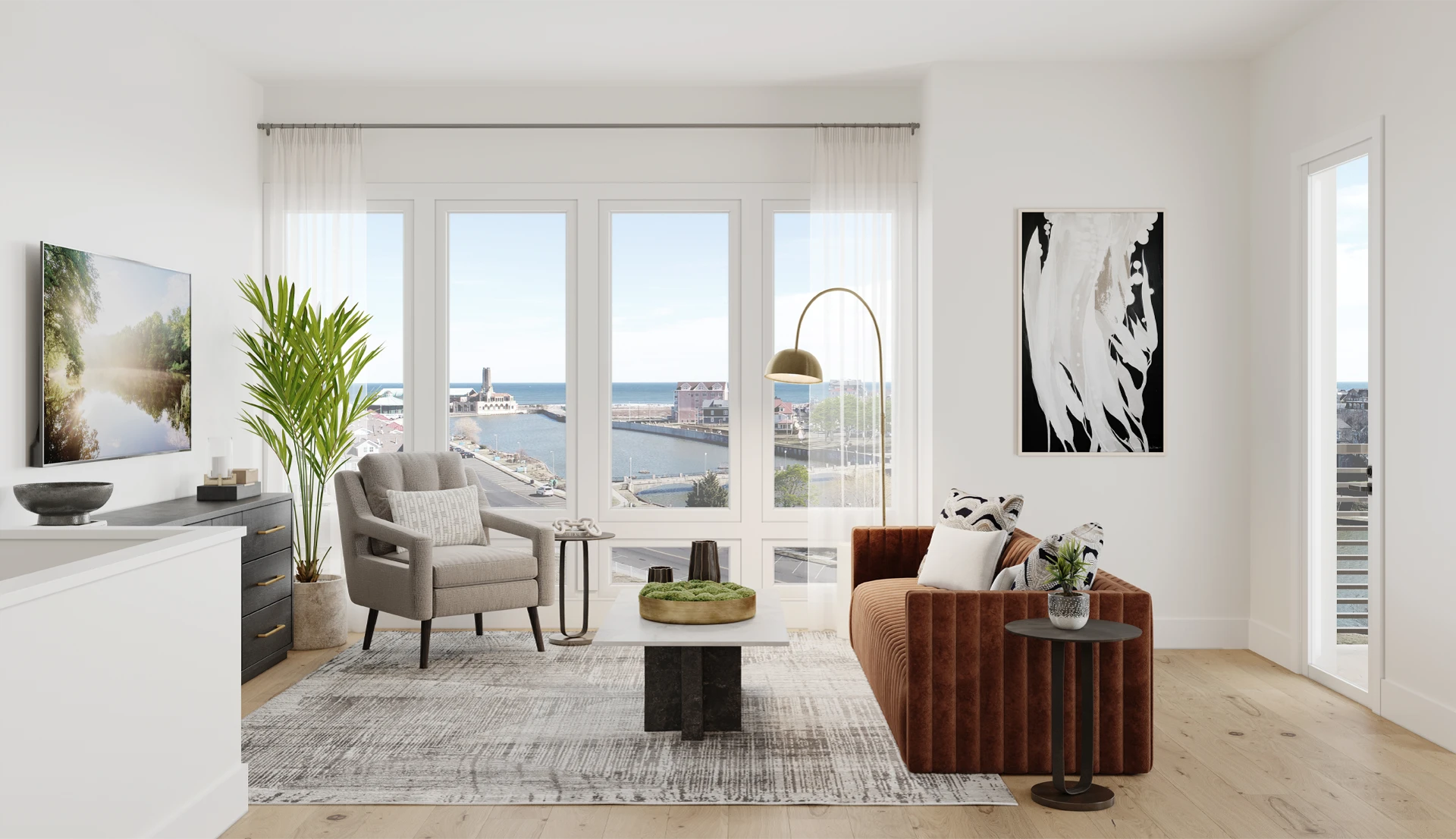 Modern Art Deco Great Room