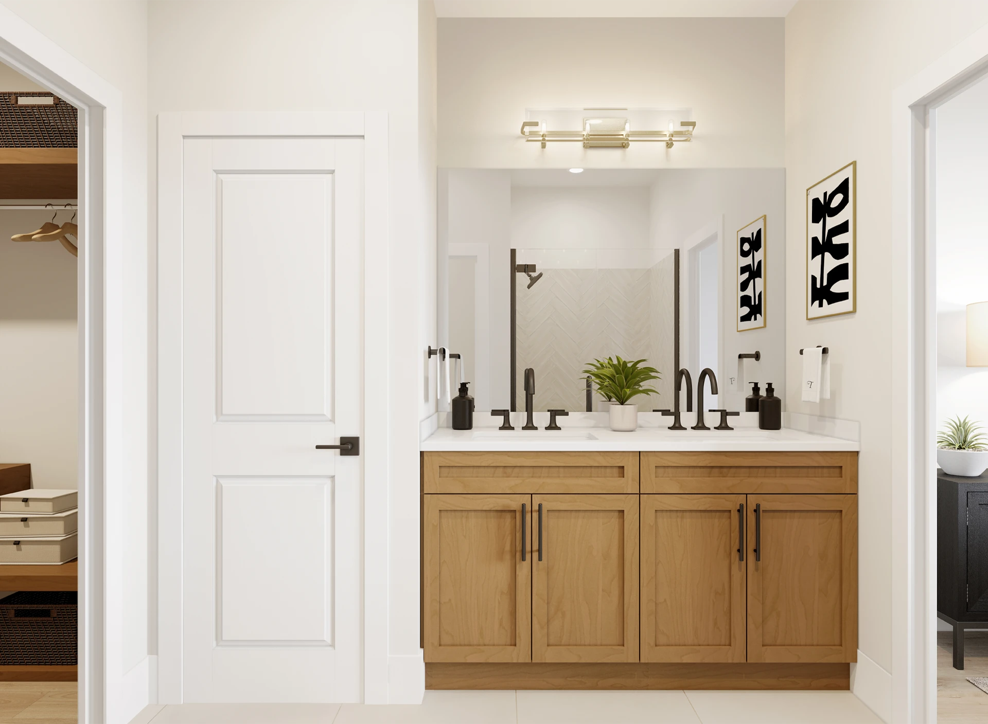 Modern Art Deco Bathroom