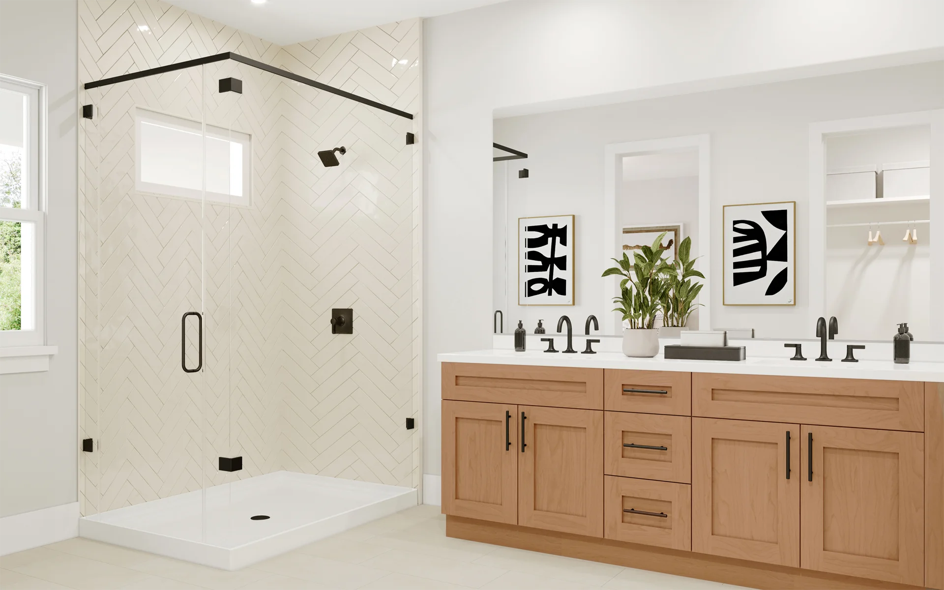 Modern Art Deco Bathroom