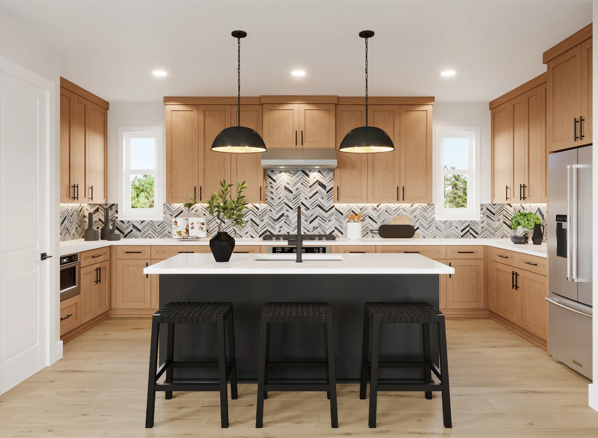 Modern Art Deco Kitchen