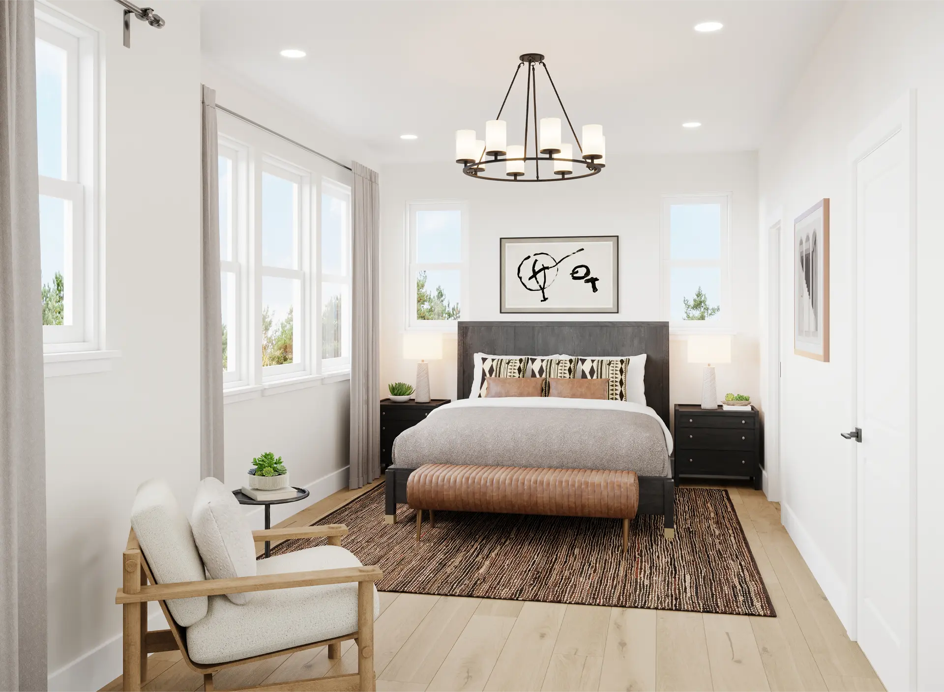 Modern Art Deco Bedroom