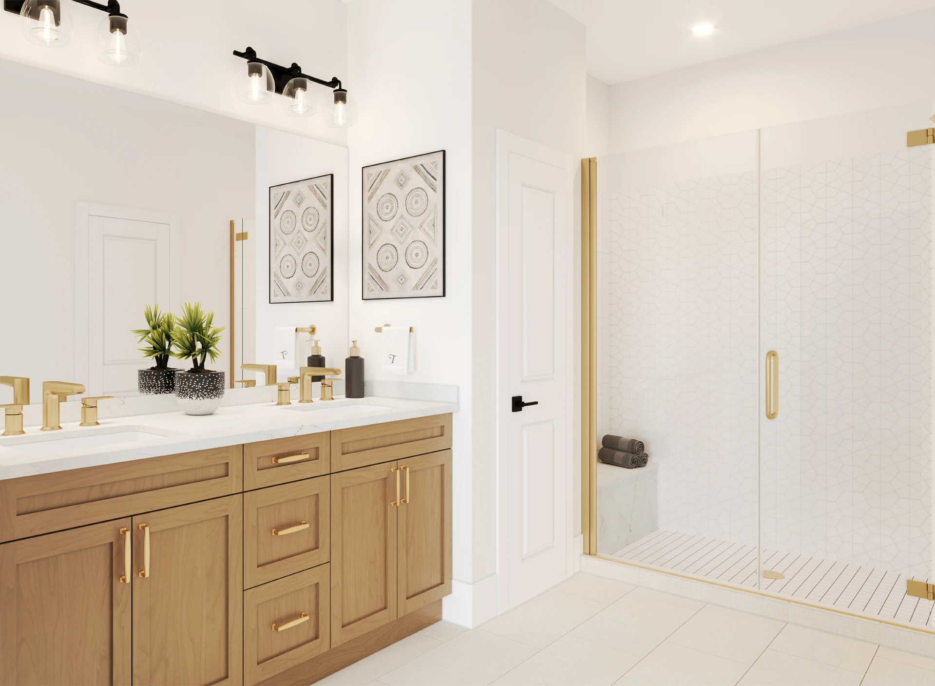 Modern Farmhouse Bathroom