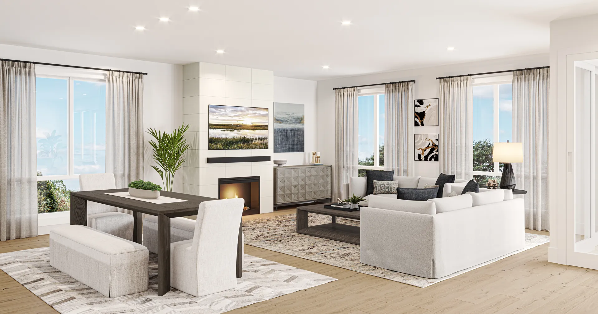 Modern Farmhouse Great Room