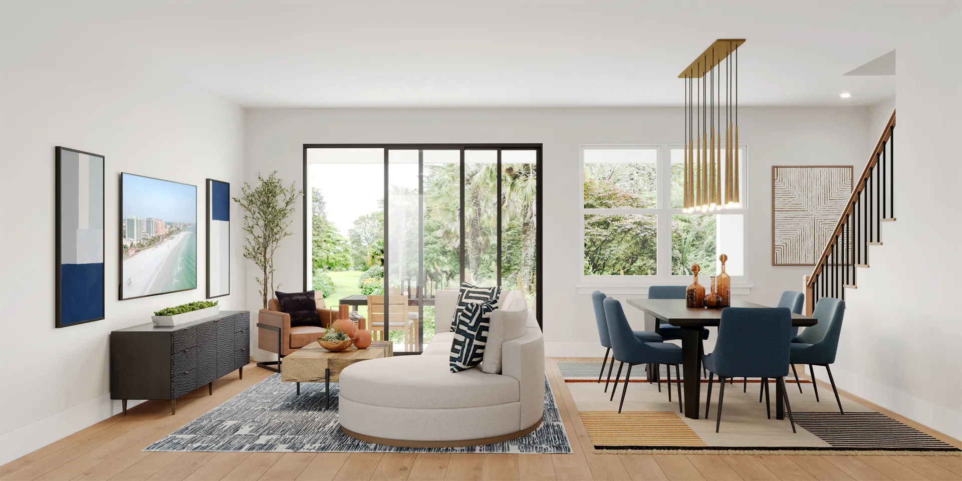 Modern Mid-Century Great Room