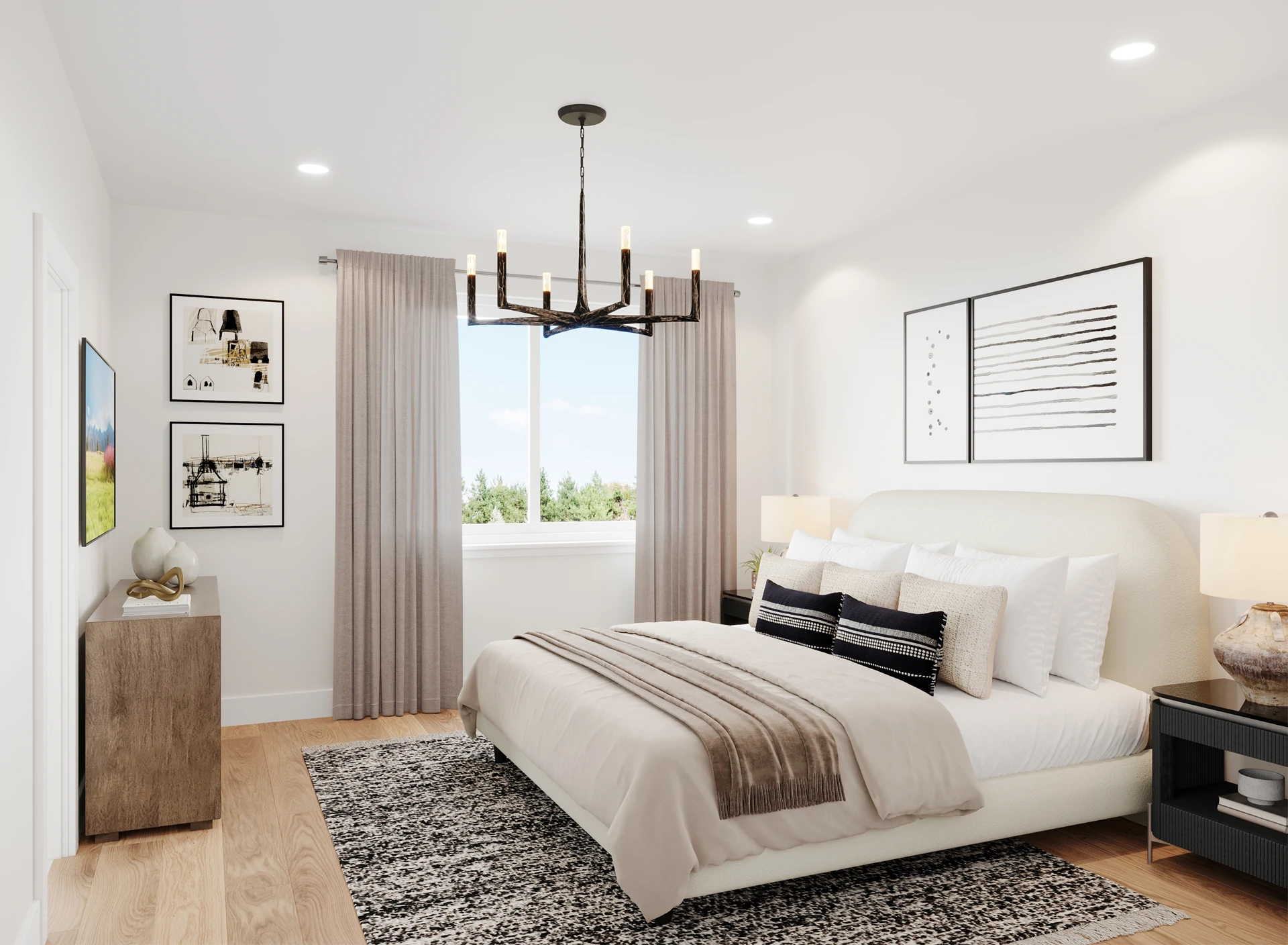Modern Mid-Century Bedroom