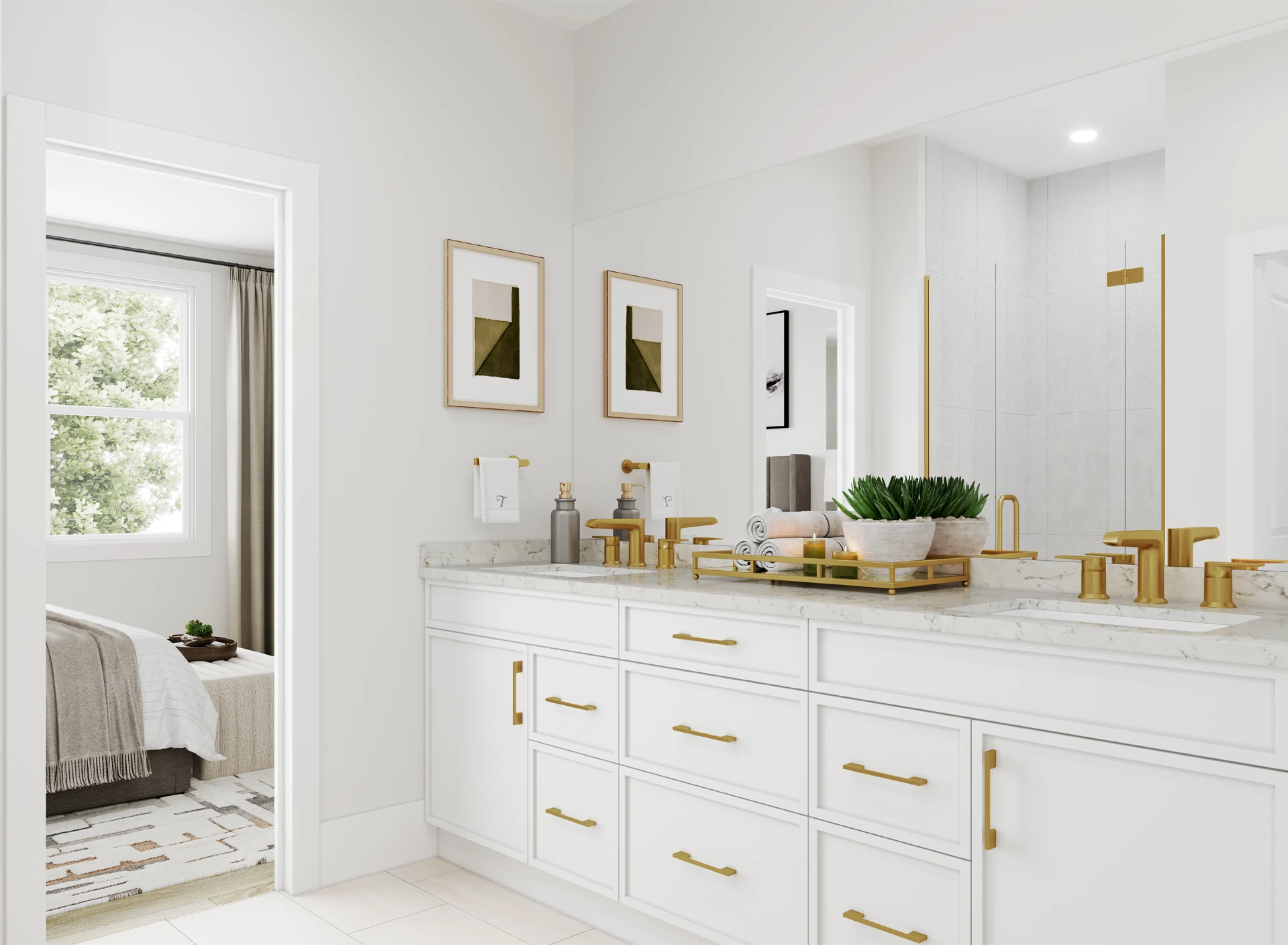 Modern Organic Bathroom