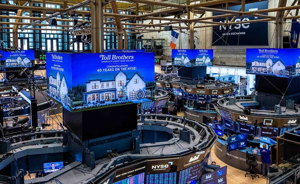 Celebrates 40 years as a public company on the New York Stock Exchange (NYSE: TOL)