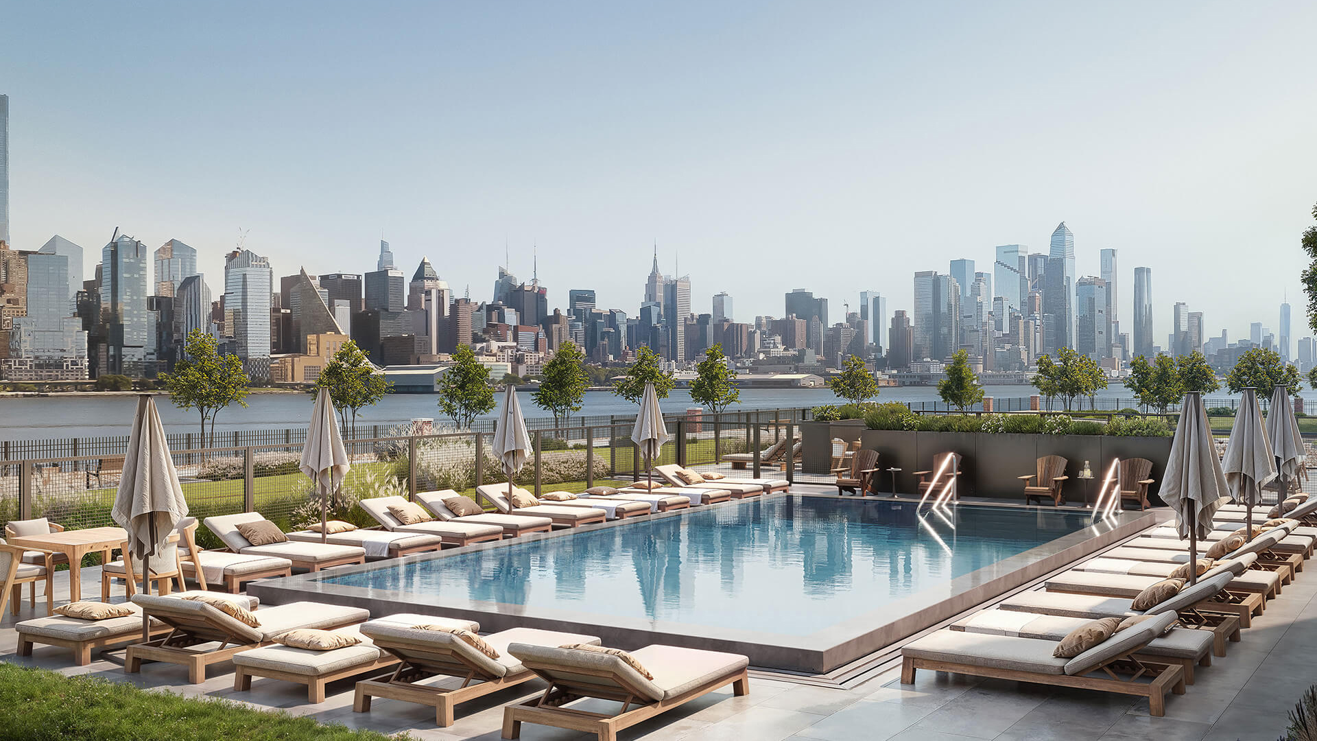 Outdoor Pool and Sun Deck